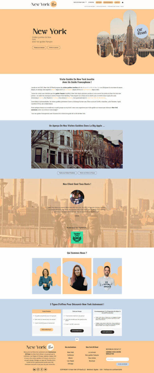 référence Freelance Web Destinations Off Road
